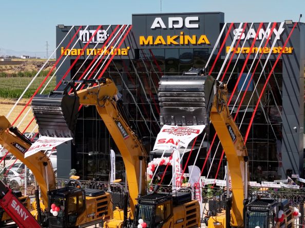SANY, Bölge Bayisi ADC Makina’nın yeni tesisiyle Diyarbakır’daki faaliyetlerini genişletiyor