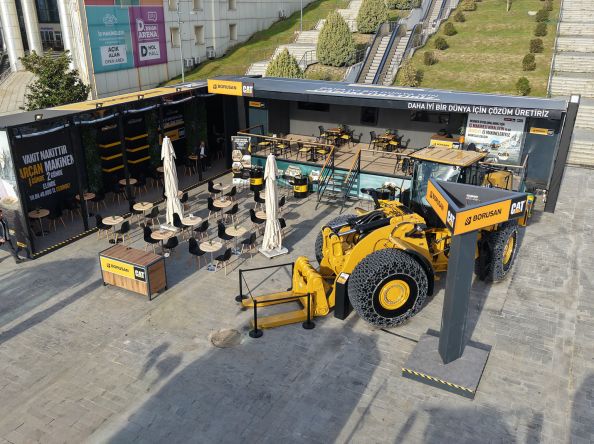 Borusan Cat, Marble İzmir Fuarı’nda doğal taş sektörüne özel çözümlerini sergiledi